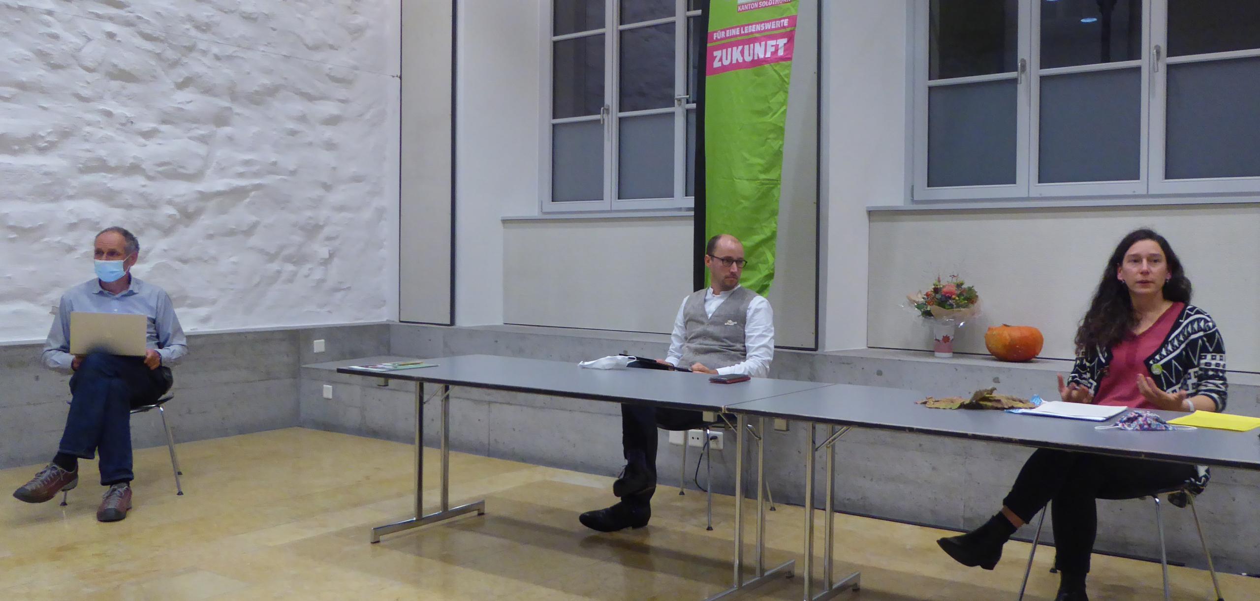 Heinz Flück, Christof Schauwecker, Laura Gantenbein